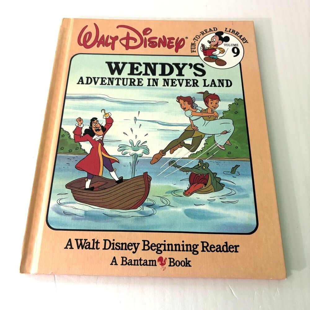 Wendy’s Adventure In Never Land Disney Fun-to-Read Library Volume 9 Bantam Book